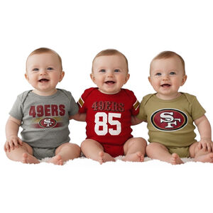 NFL San Francisco 49ers Baby Bodysuit Lot – Kittle 85 3–6M Super Bowl